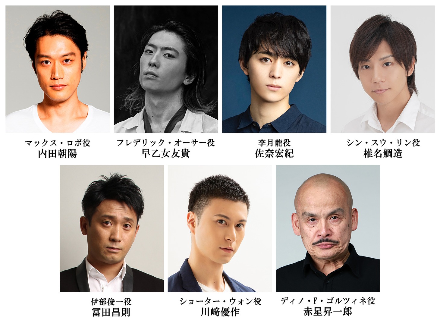 「『BANANA FISH』The Stage -前編-」追加キャスト