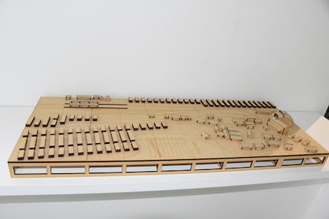 「シン・エヴァンゲリオン劇場版」に登場する第3村の1/450スケールミニチュアセット。