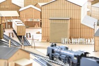 「シン・エヴァンゲリオン劇場版」に登場する第3村のミニチュアセット。