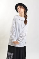 「『待て、しかして希望せよ！』袖リブ付きロングTシャツ（モンテ・クリスト伯爵 ver.）」