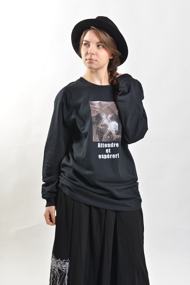 「『待て、しかして希望せよ！』袖リブ付きロングTシャツ（伯爵＆アルベール＆フランツ ver.）」