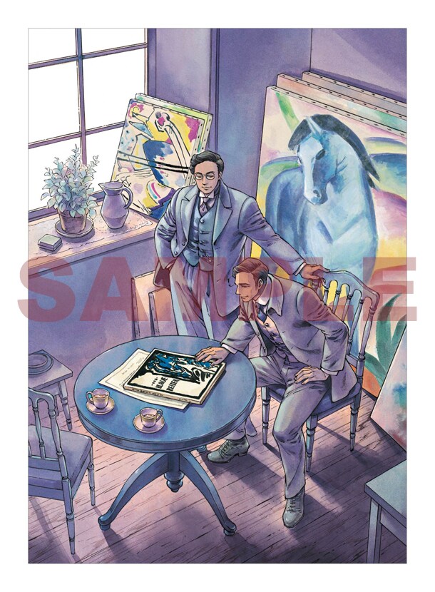 「KADOKAWAと青騎士展」展示作品のサンプル。