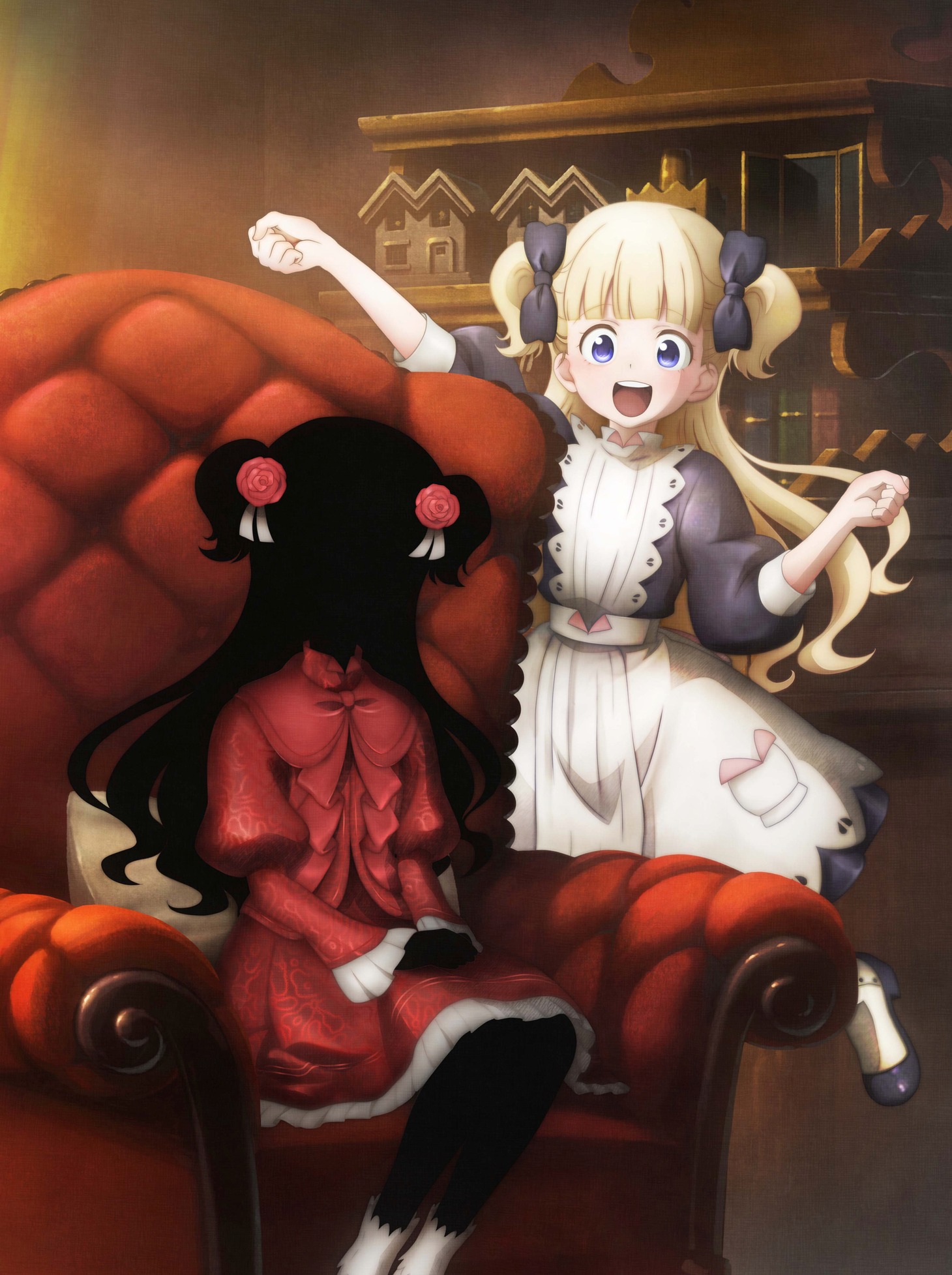 アニメ「シャドーハウス」Blu-ray / DVD第1巻のジャケット。