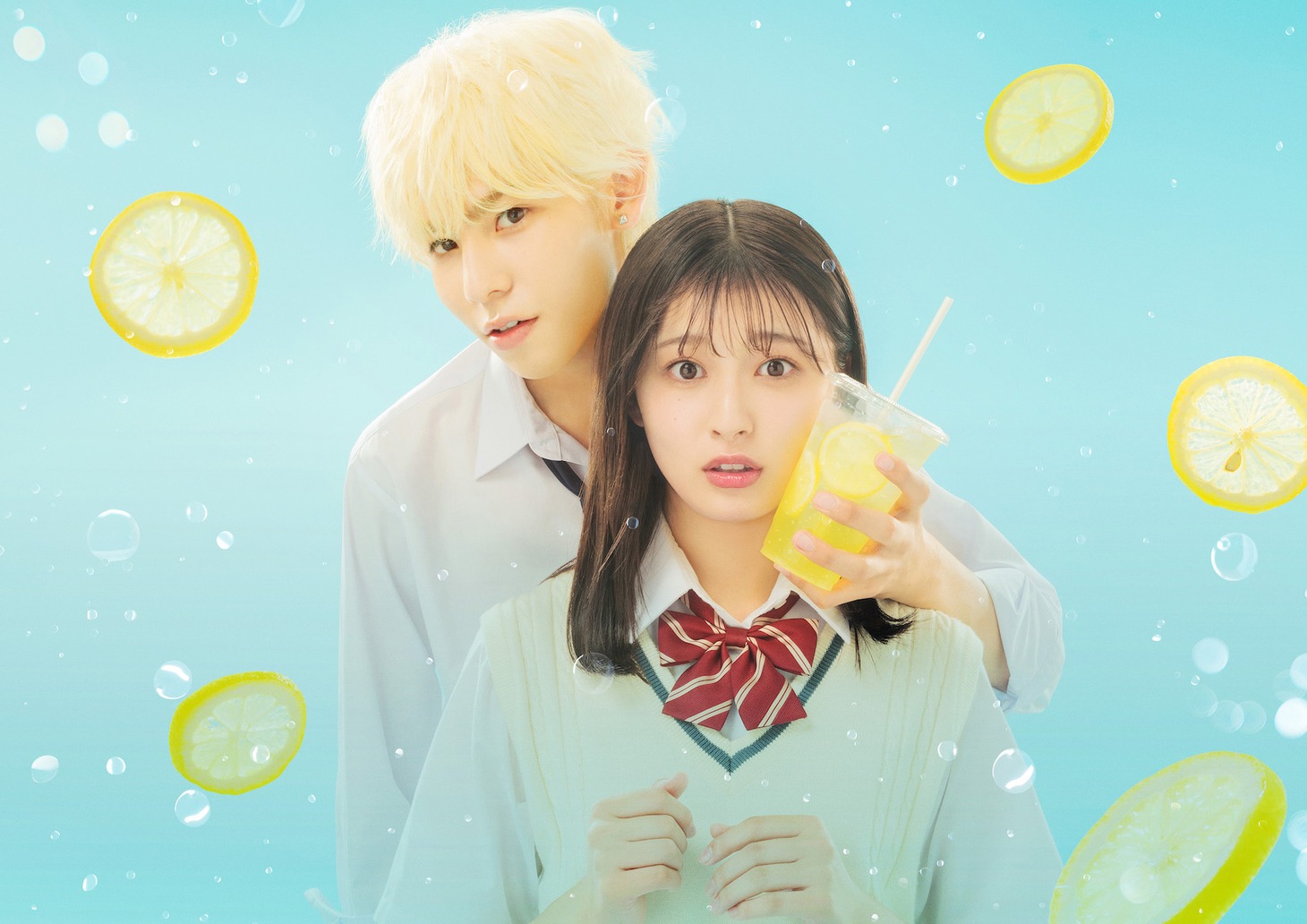 映画「ハニーレモンソーダ」ビジュアル (c)2021「ハニーレモンソーダ」製作委員会 (c)村田真優／集英社
