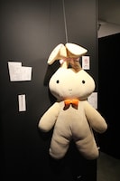 「原作30周年記念展 クレヨンしんちゃん オラのミリョク新発見だゾ」の様子。