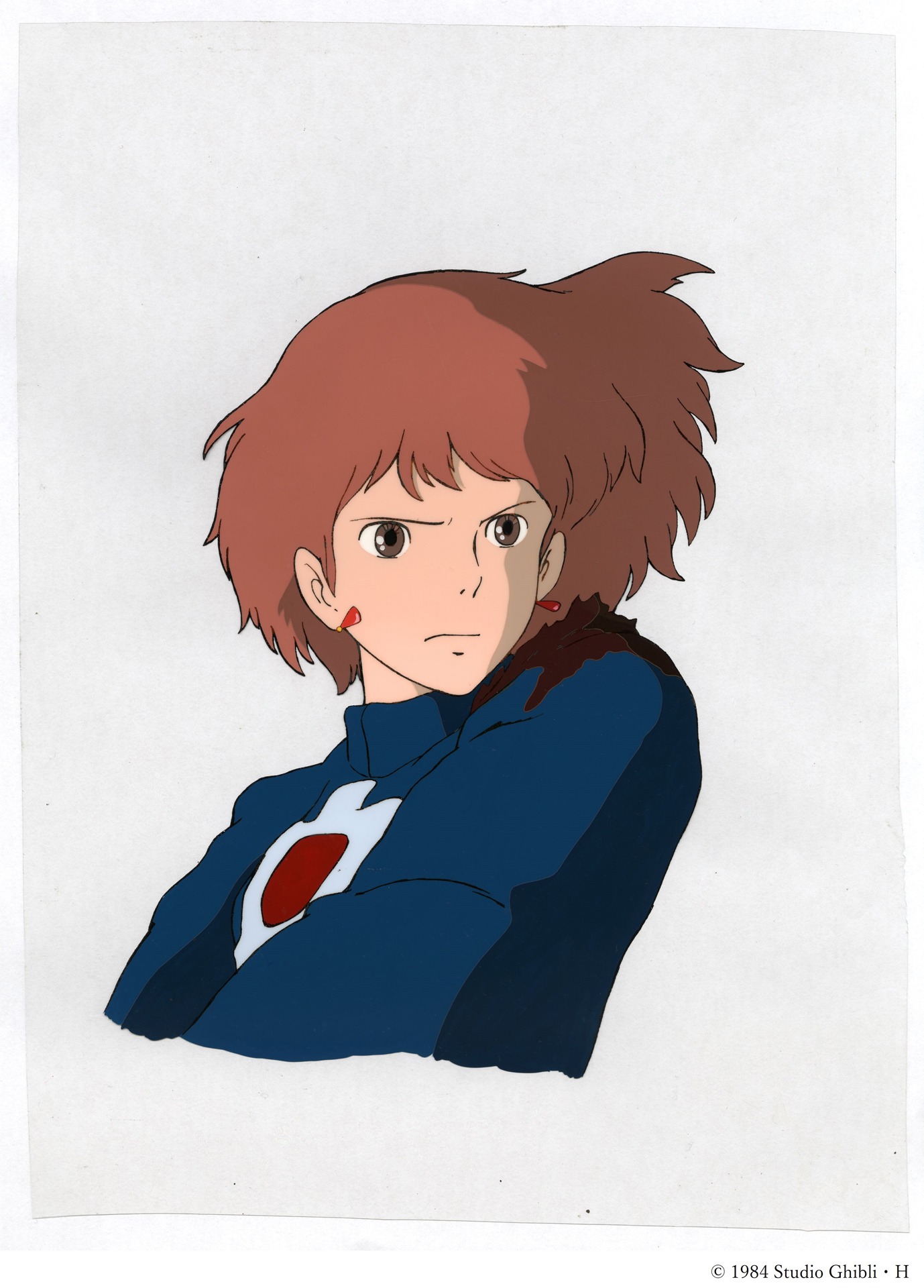 アニメージュの表紙に使われたイラスト。(c)1984 Studio Ghibli・H
