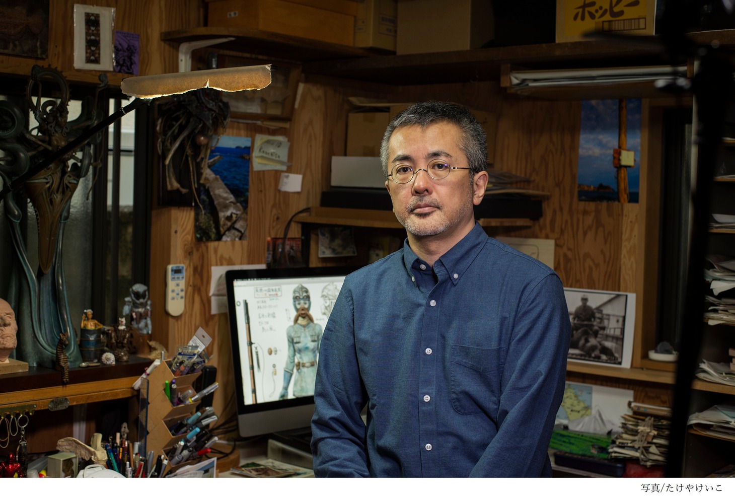 「風使いの腐海装束」を制作した竹谷隆之。