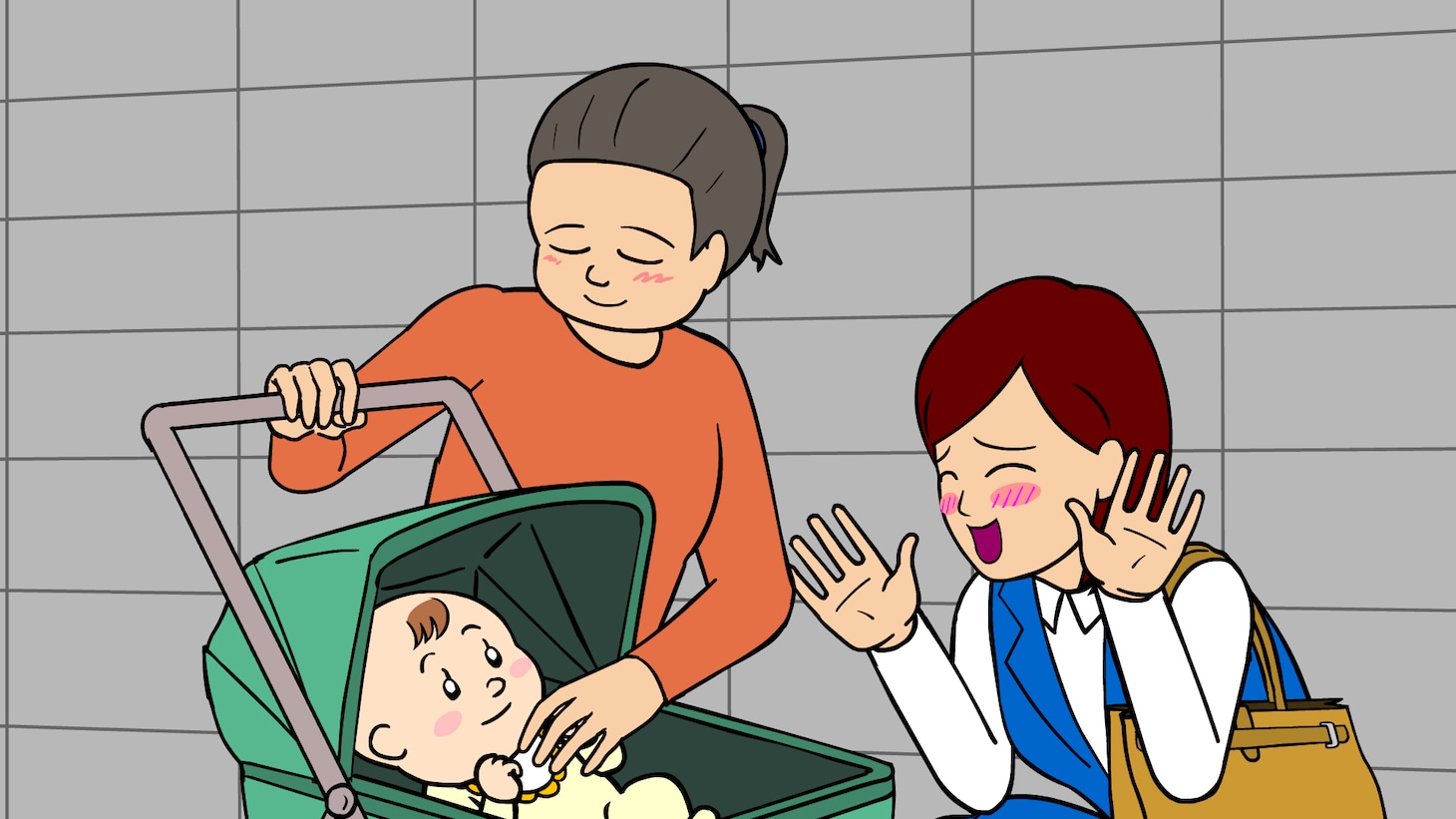 「こんな母子に耐える」より。