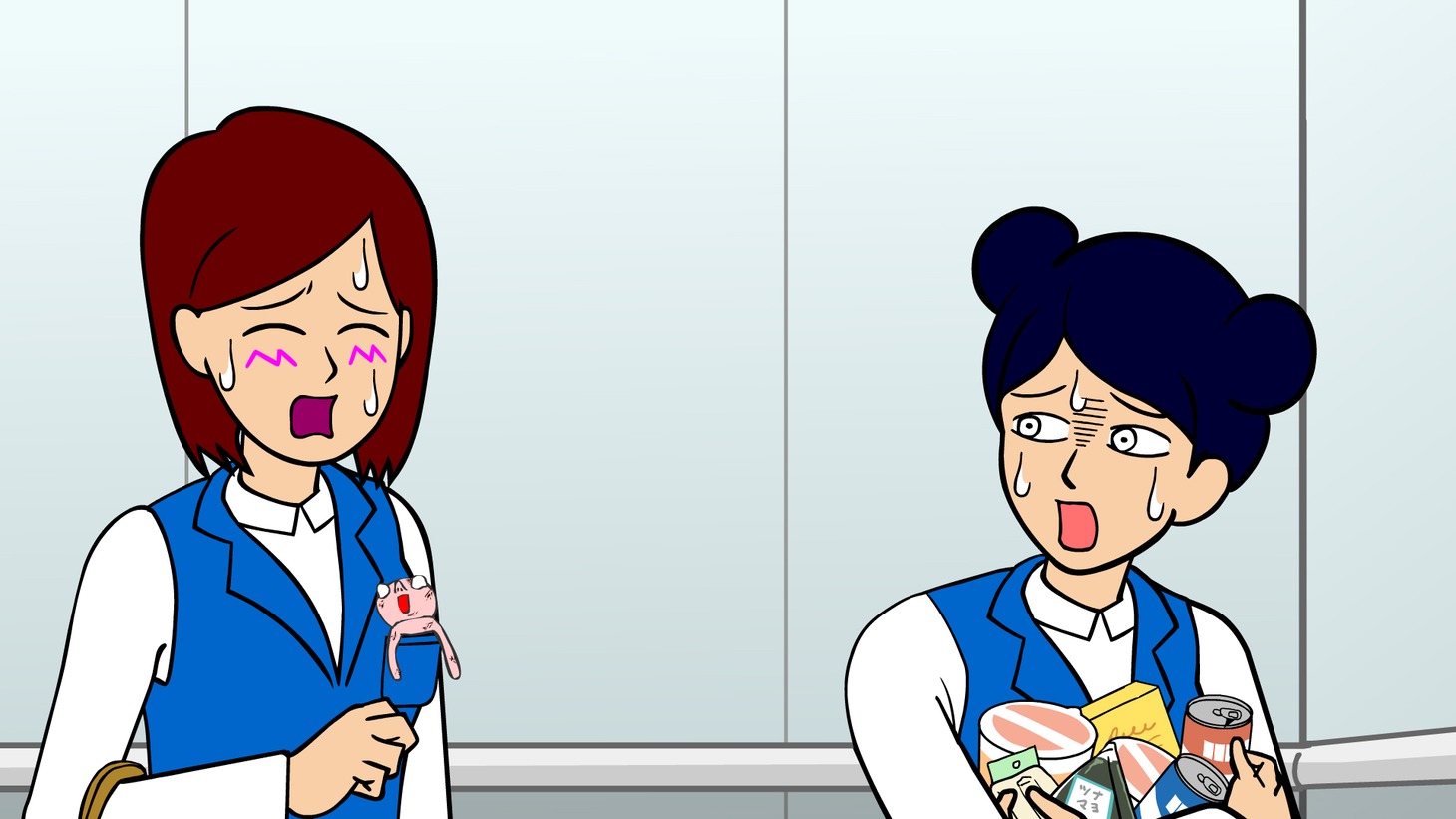 「こんな友達に耐える」より。
