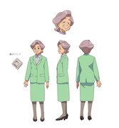 ステラ・ロスノフスキ（CV：三田ゆう子）の設定画。