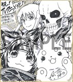 サワノアキラによるTVアニメ化記念色紙。