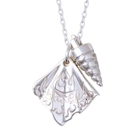 「天元突破グレンラガン シモン＆カミナ シルバーネックレス」