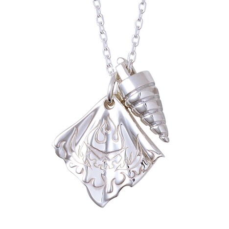 「天元突破グレンラガン シモン＆カミナ シルバーネックレス」