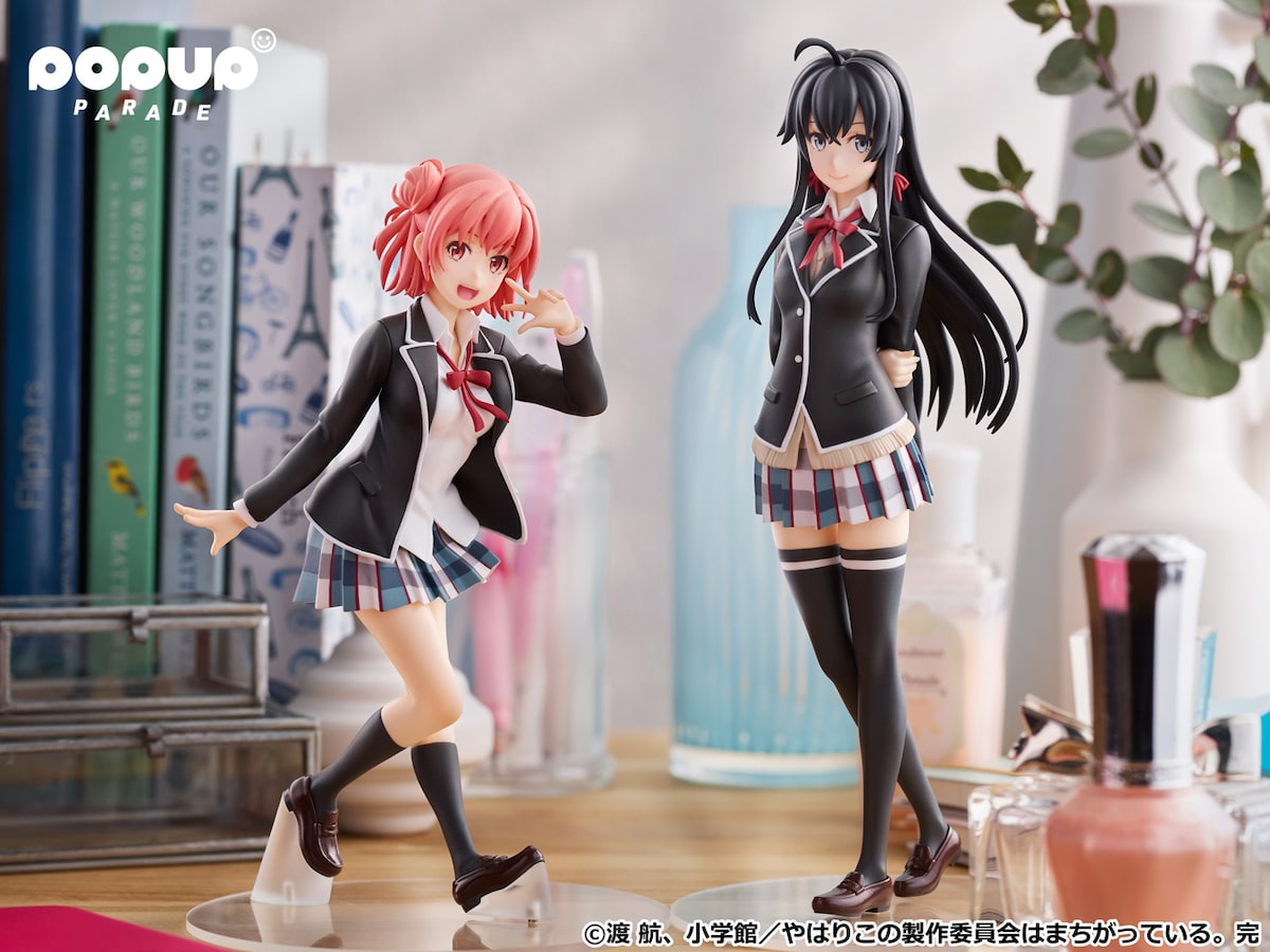 俺ガイル 制服姿の雪ノ下雪乃 由比ヶ浜結衣がお手頃価格のフィギュアに コミックナタリー