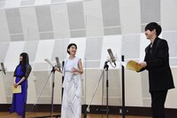 「劇場版 七つの大罪 光に呪われし者たち」公開アフレコイベントの様子。