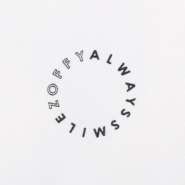 「ゾフィー『ALWAYS SMILE』Tシャツ」ロゴ