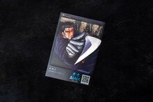 「牙突 BLACK」のステッカー。(c)和月伸宏／集英社