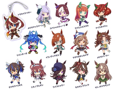 「ウマ娘 プリティーダービー Season2 ぺたん娘トレーディングアクリルストラップ」