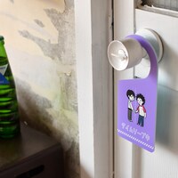 「ドアプレート（タイムリープ中/背中守り中）」