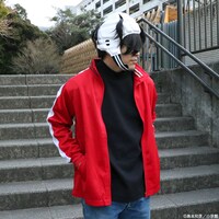 「吼えろペン 炎尾燃の熱血ジャージ」の着用イメージ。