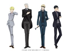 「憂国のモリアーティ」ボンド、ジャック、ヘルダー、パターソンの描き下ろしイラスト