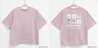 「はたらく細胞 バックプリントTシャツ（ピンク）」