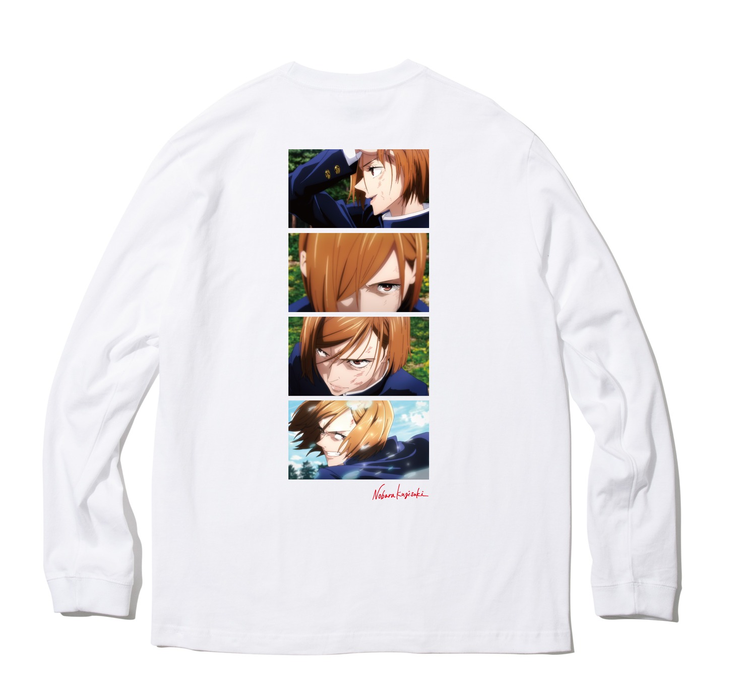 「呪術廻戦 × ZOZOTOWN 釘崎 野薔薇 Scene ロングTシャツ」（ホワイト）