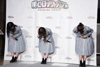 左から渡邉美穂、加藤史帆、濱岸ひより。