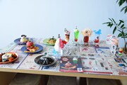 コラボカフェ「DRAWING SMASH CAFE」のメニュー。