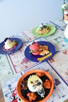 コラボカフェ「DRAWING SMASH CAFE」のメニュー。