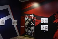 「僕のヒーローアカデミア展 DRAWING SMASH」の様子。