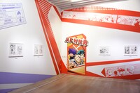 「僕のヒーローアカデミア展 DRAWING SMASH」の様子。