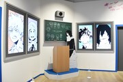 「僕のヒーローアカデミア展 DRAWING SMASH」の様子。