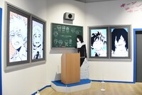 「僕のヒーローアカデミア展 DRAWING SMASH」の様子。