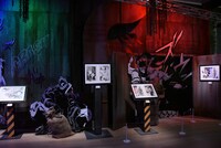 「僕のヒーローアカデミア展 DRAWING SMASH」の様子。