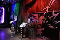 「僕のヒーローアカデミア展 DRAWING SMASH」の様子。