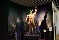 「僕のヒーローアカデミア展 DRAWING SMASH」の様子。