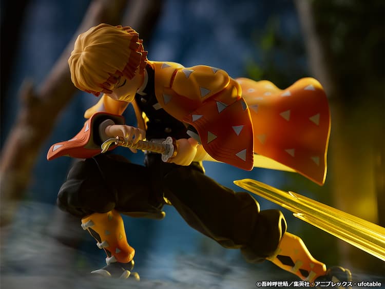 鬼滅の刃」善逸のfigma、霹靂一閃を連続で繰り出すシーンが再現できる 