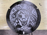 マンホール製造中の様子。