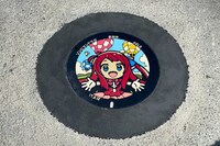 佐賀市の唐人プラザビル付近に設置された様子。