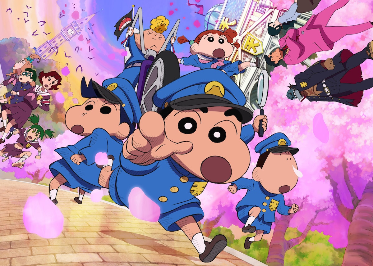 「映画クレヨンしんちゃん 謎メキ！花の天カス学園」ビジュアル