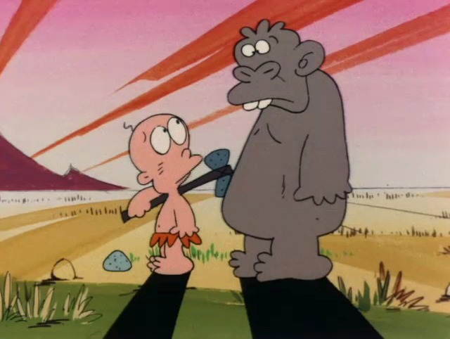 「はじめ人間ギャートルズ」より。 (c)そのやま企画・TMS