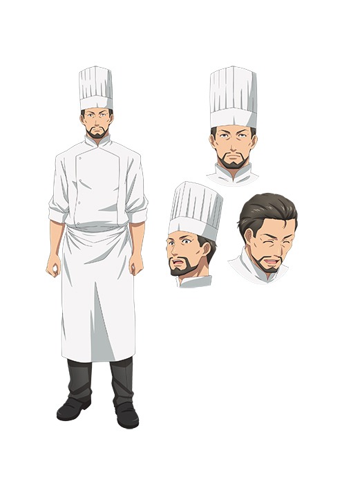 店主（CV：諏訪部順一）商店街の一角、雑居ビルの地下一階にある老舗食堂「洋食のねこや」の店主。十年前に先代店主である祖父から店を受け継いだ。洋食だけでなく、和食や中華、デザートなど、その料理の幅は広い。