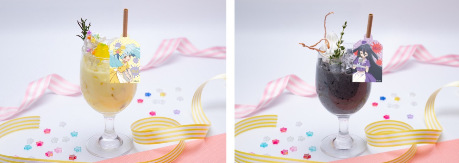 左から「天才子役のレモンミルク」、「伝説の黒ごまミルク」。