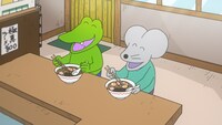 アニメ映画「100日間生きたワニ」より。