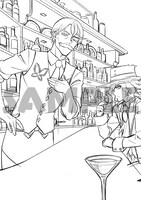 店舗別連動購入特典の描き下ろしB2タペストリー（アニメイト）。