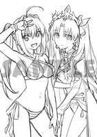 店舗別連動購入特典の描き下ろしB2タペストリー（Amazon）。