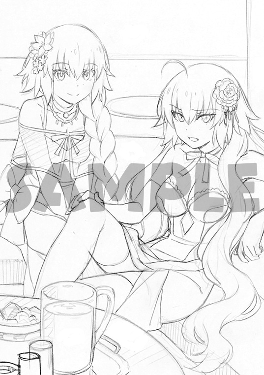 店舗別連動購入特典の描き下ろしB2タペストリー（ソフマップ・アニメガ）。