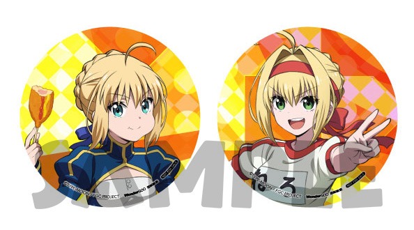 WonderGOO・新星堂の店舗別購入特典・缶バッジ2個セット。