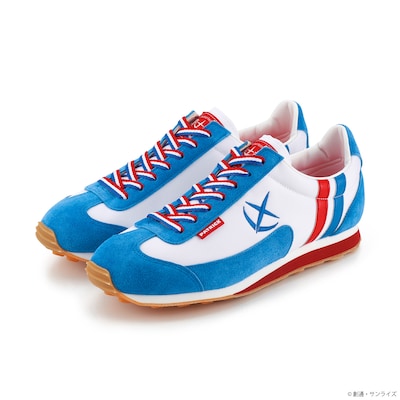 「STRICT-G × PATRICK 『機動戦士ガンダム』ボストン スニーカー」の「E.F.S.F.（ホワイト）」。